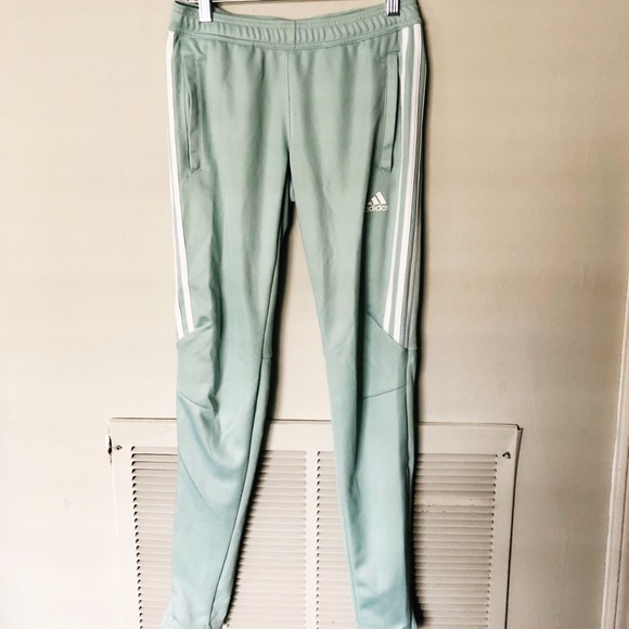 teal adidas joggers